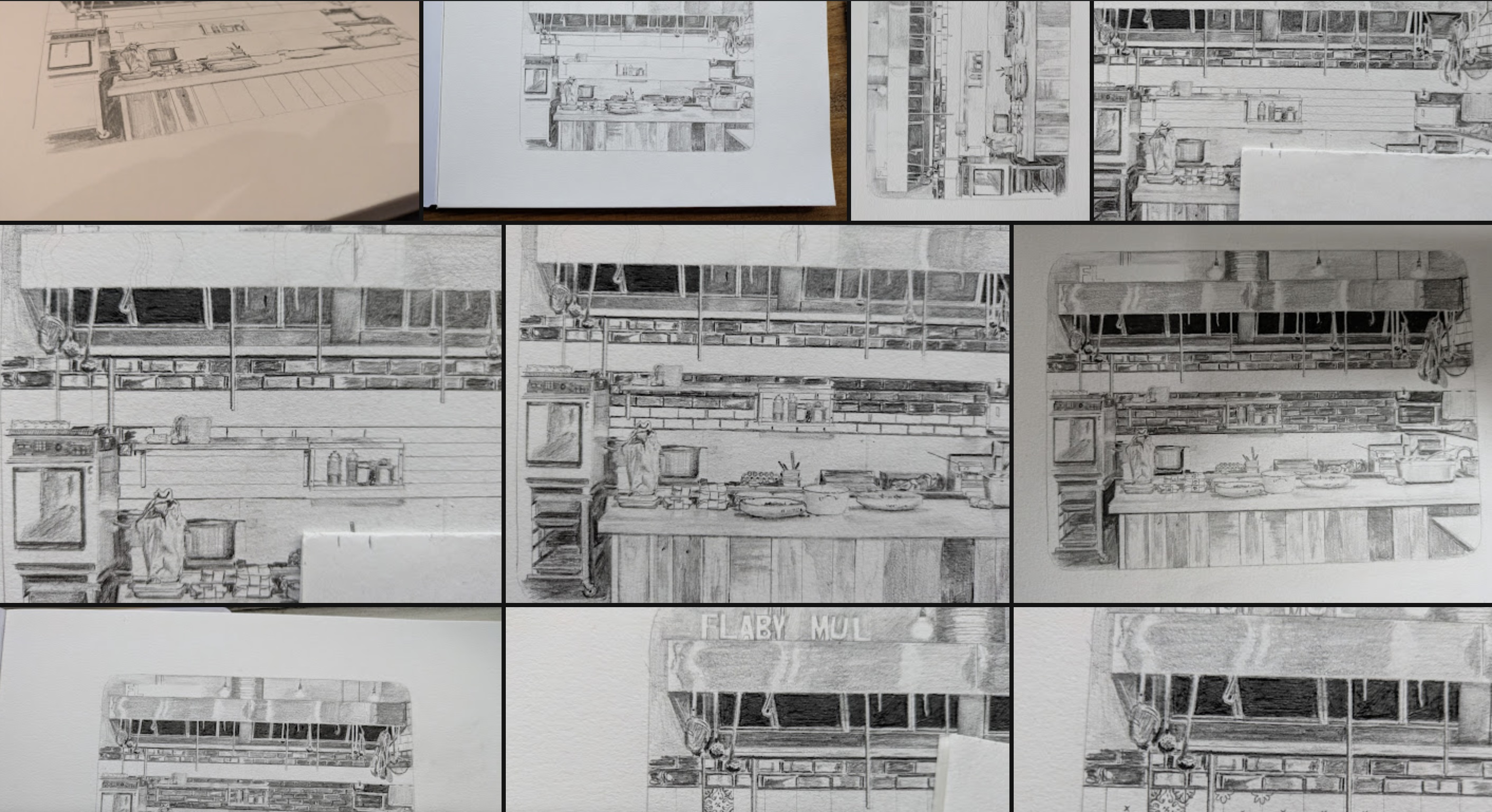 In-progress shots of Fumbally Kitchen