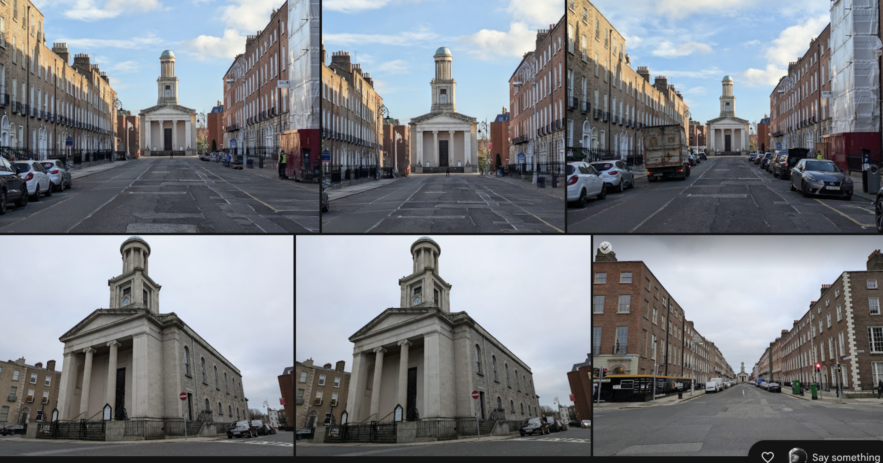 Process collage showing reference photos and progress