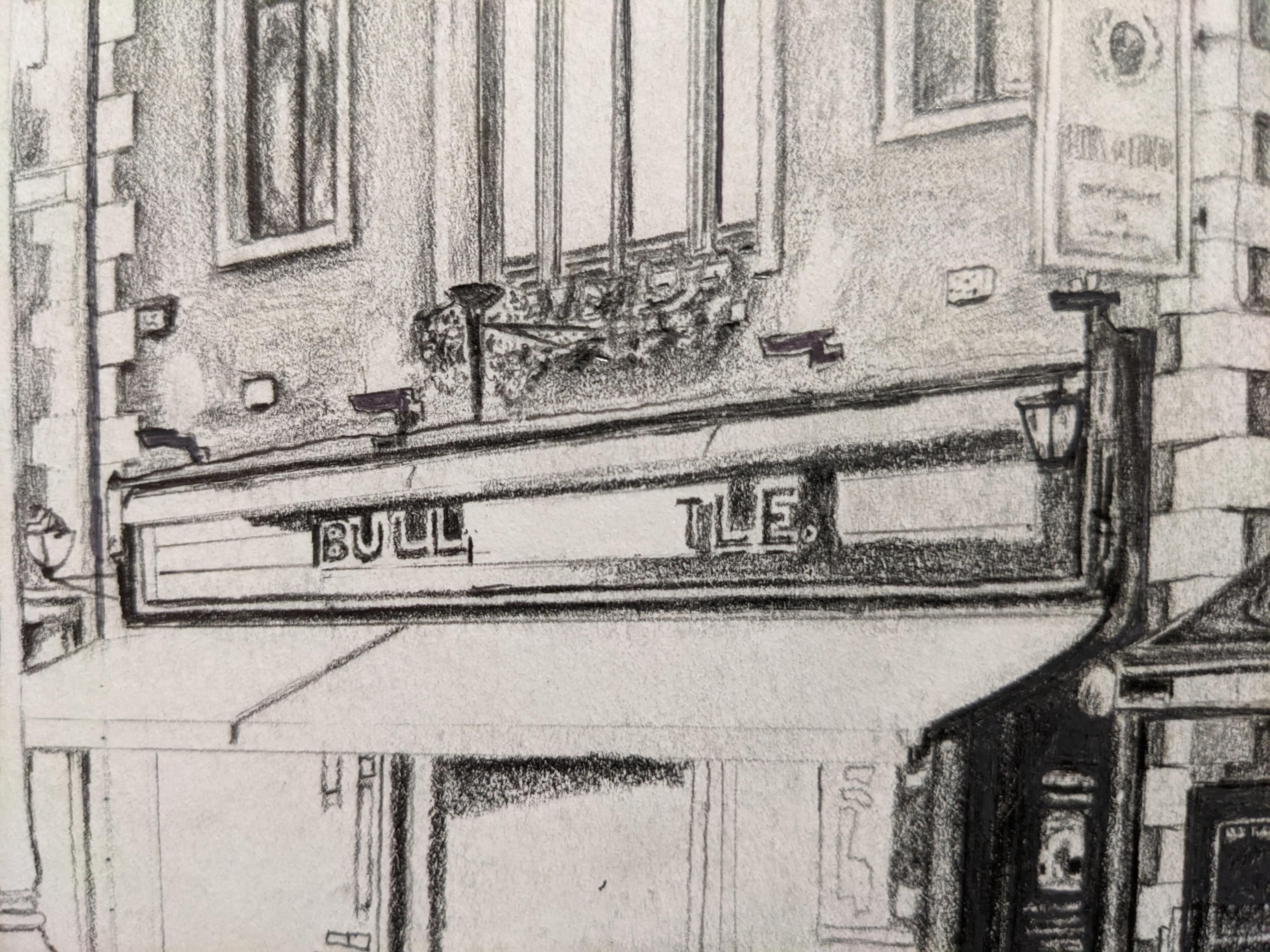 The Bull & Castle — detail close-up