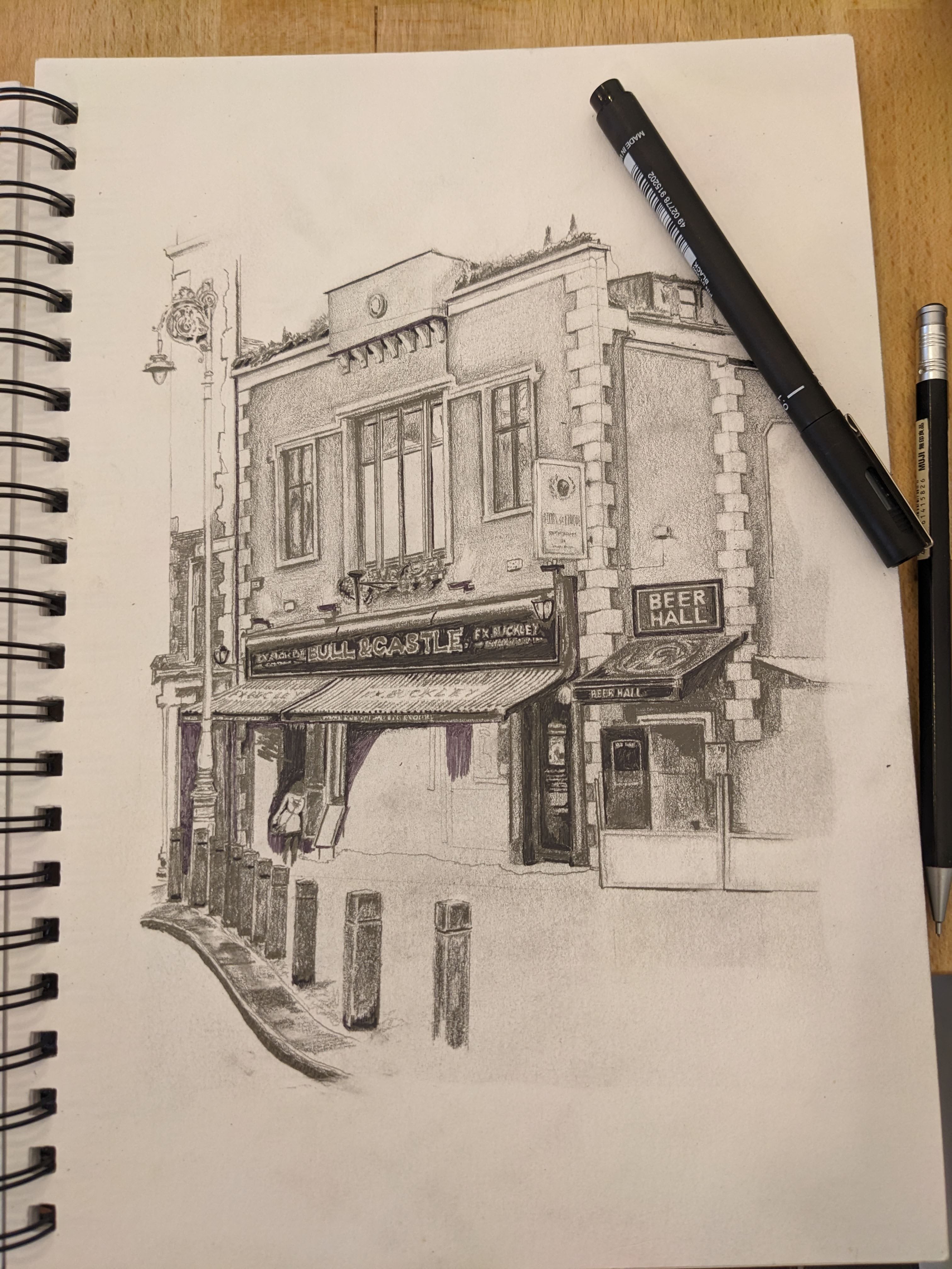 The Bull & Castle — further progress