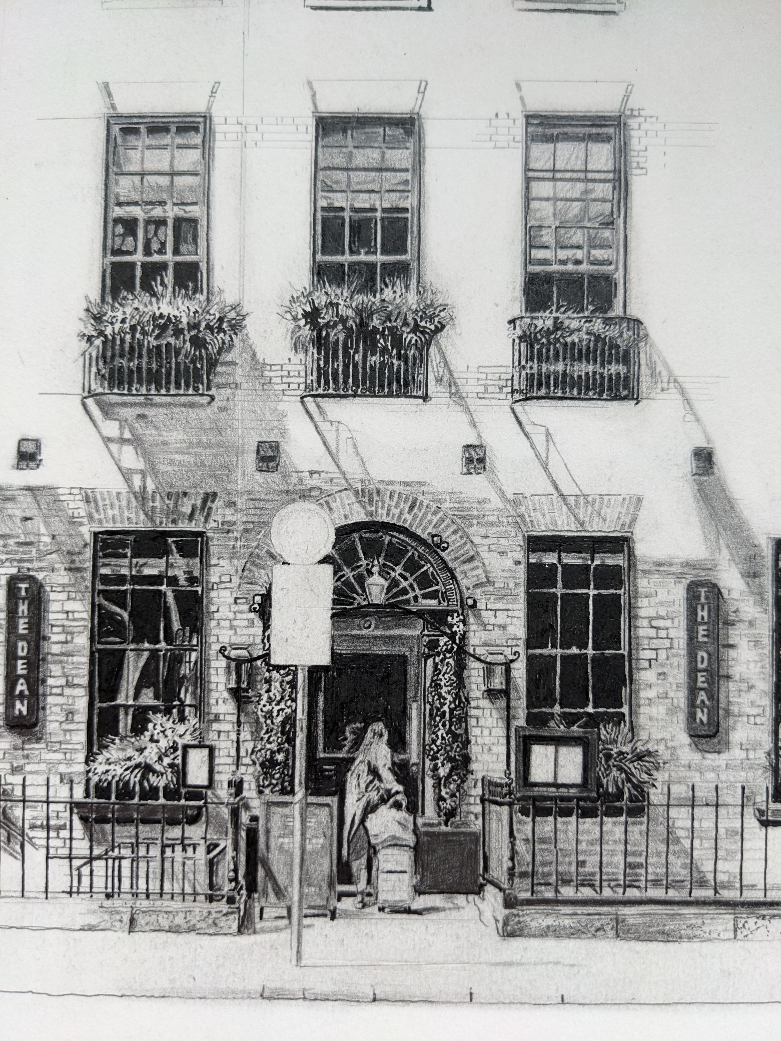 In-progress close-up