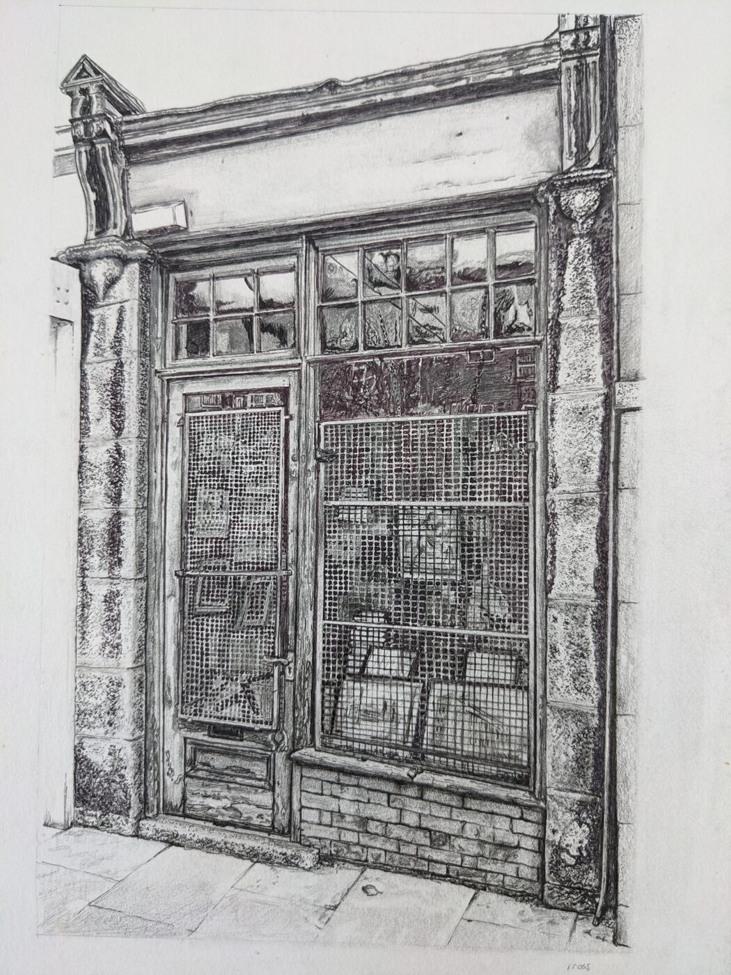 Caxton Antique Prints — original drawing by R.T. Ross